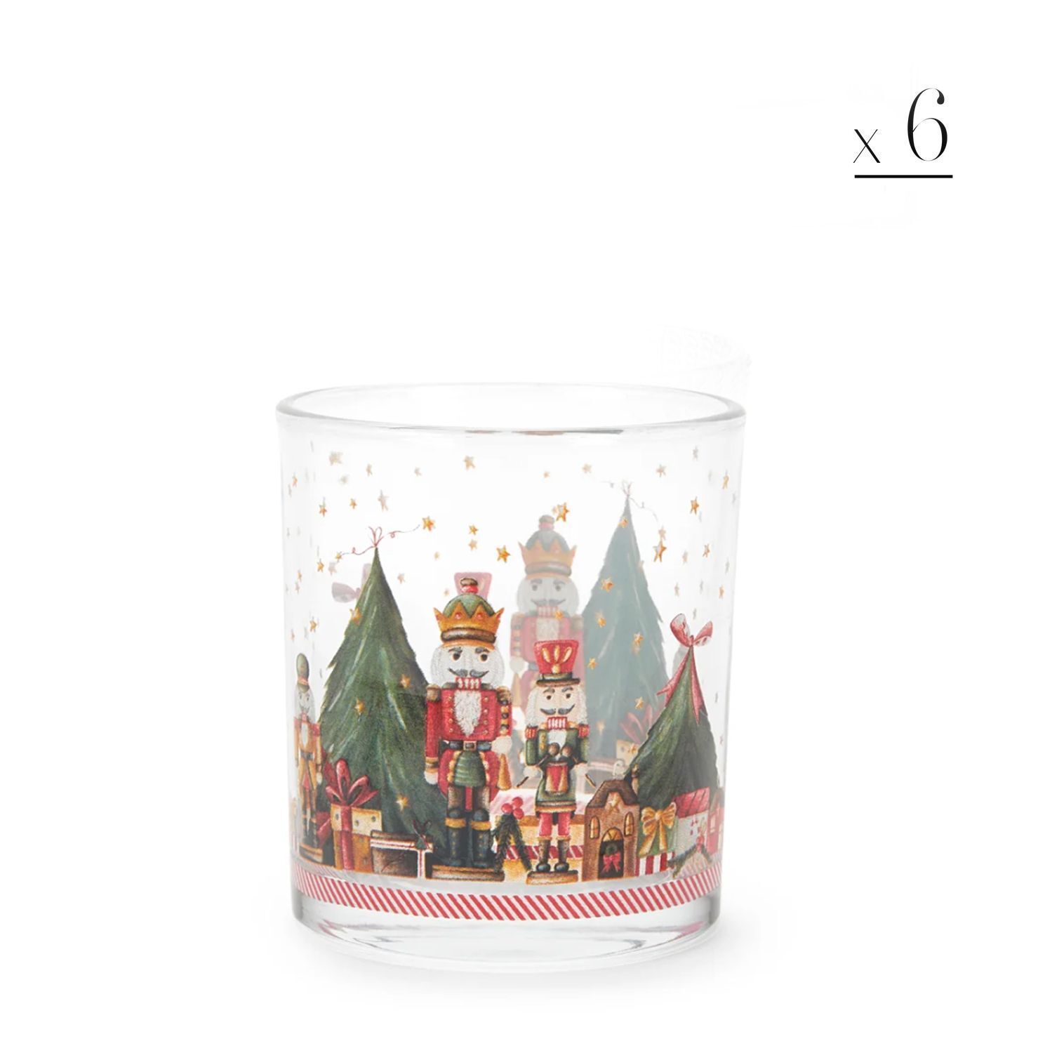 Set 6 bicchieri Christmas Carol