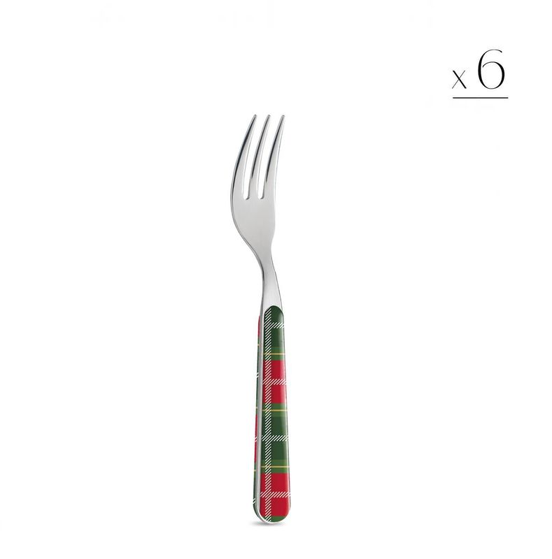 Set 6 forchettine tartan confezione regalo Set 6 forchettine tartan confezione regalo