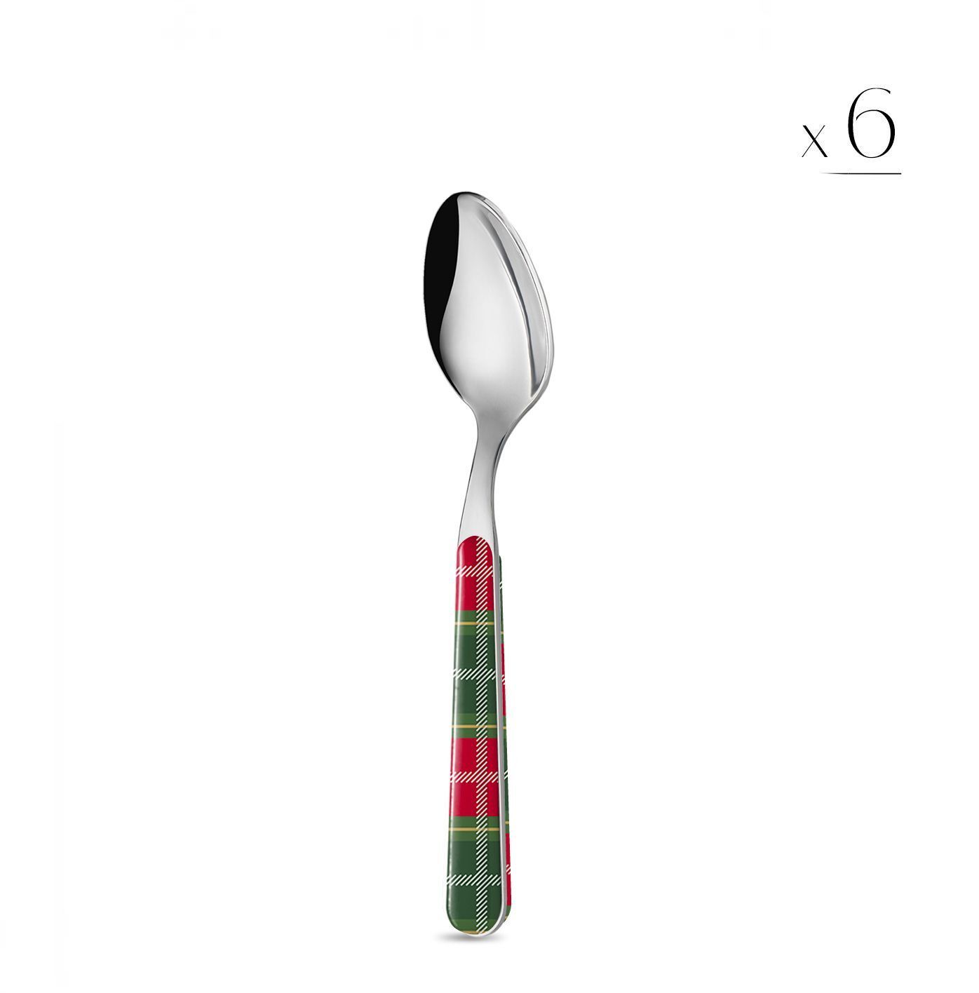 Set 6 cucchiaini tartan confezione regalo