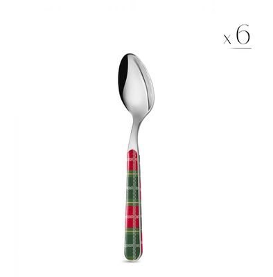 Set 6 cucchiaini tartan confezione regalo