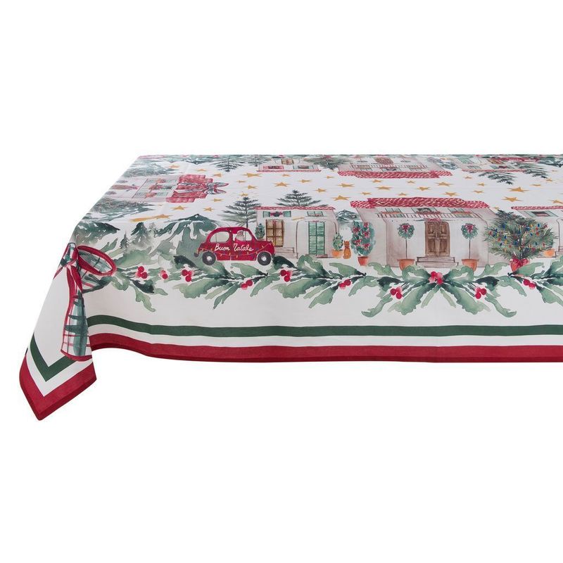 Tovaglia Natale italiano 150x240cm Tovaglia Natale italiano 150x240cm