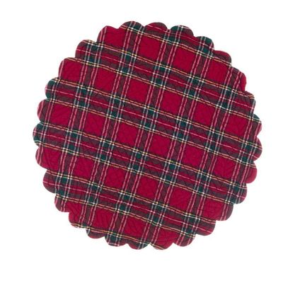 Tovaglietta tonda Tartan Carmen