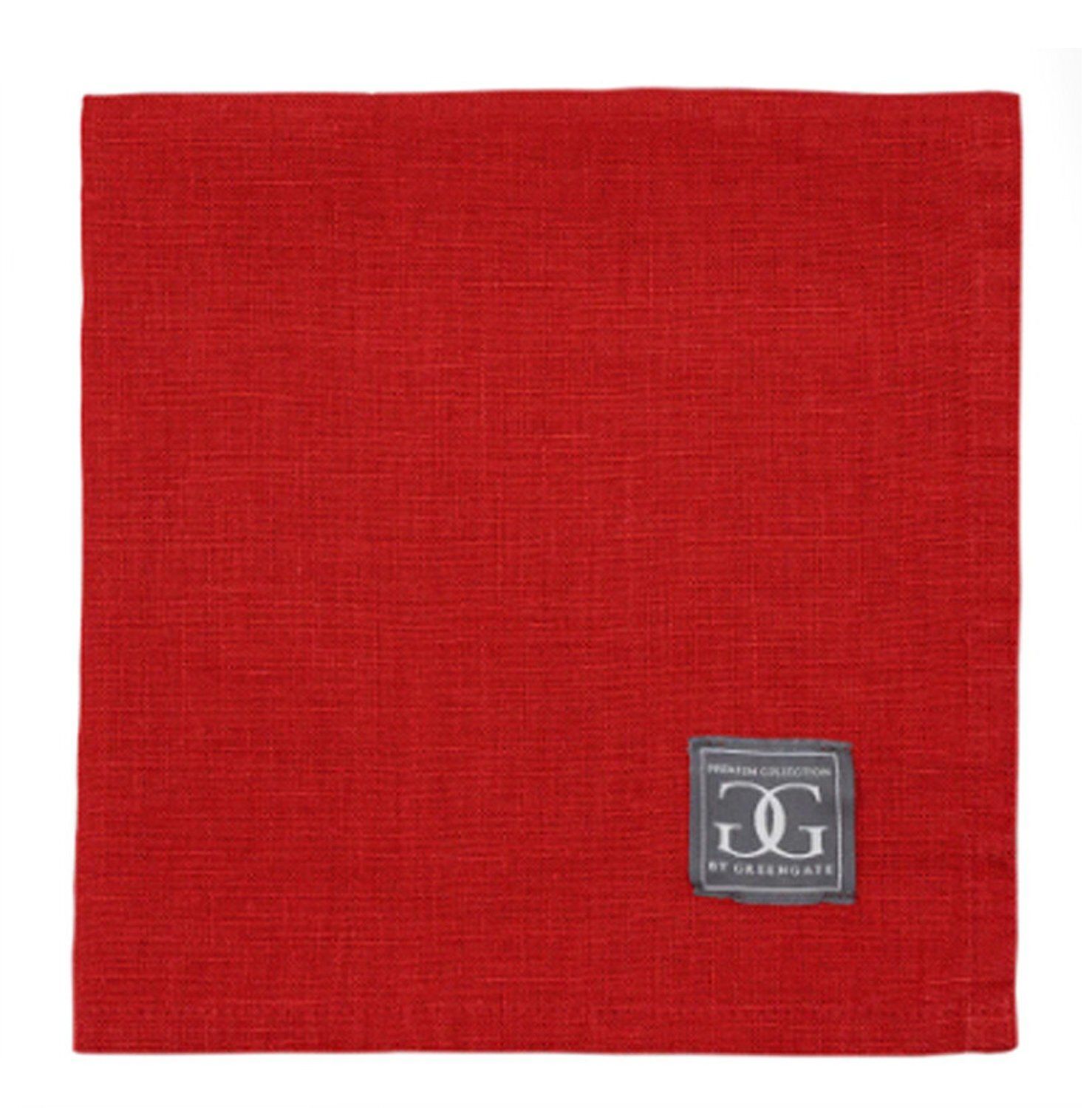 Tovaglia lino rosso 250x135cm