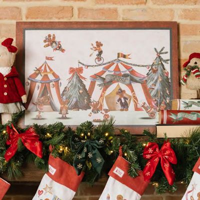 Quadro natalizio Bear wonderland