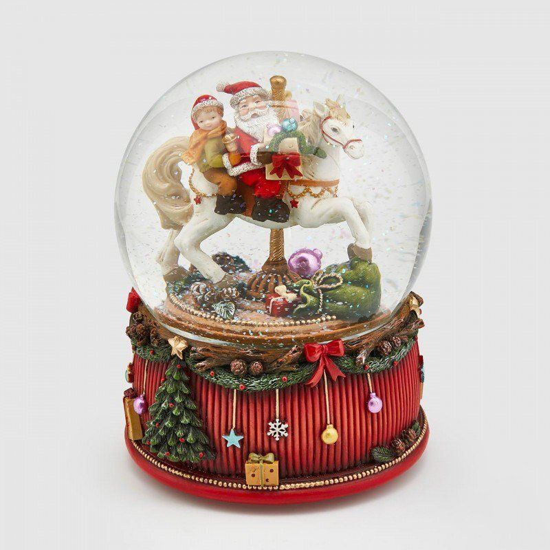 Sfera carillon babbo natale