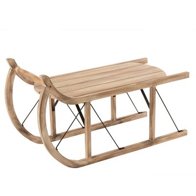 Slitta in legno