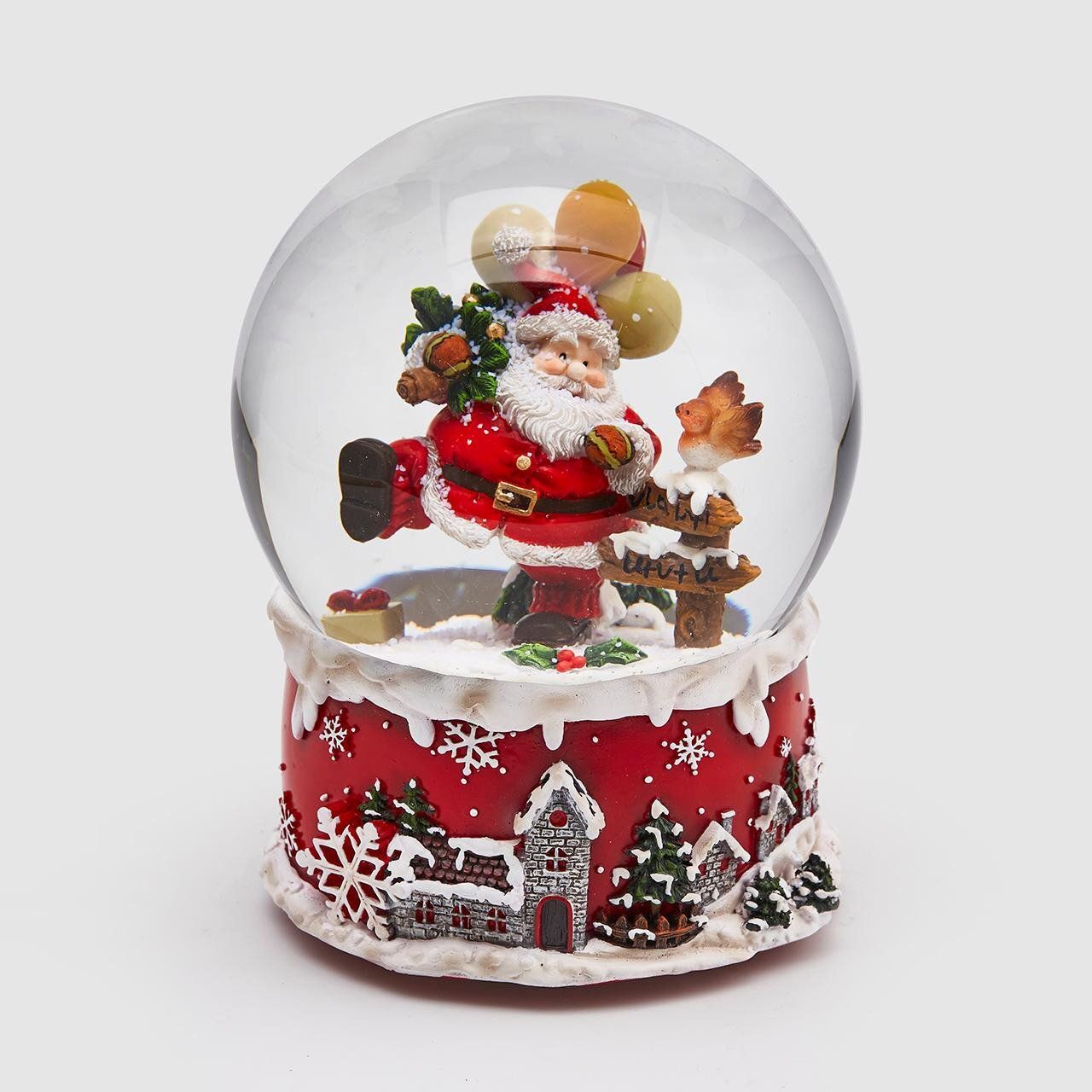 Sfera carillon babbo natale