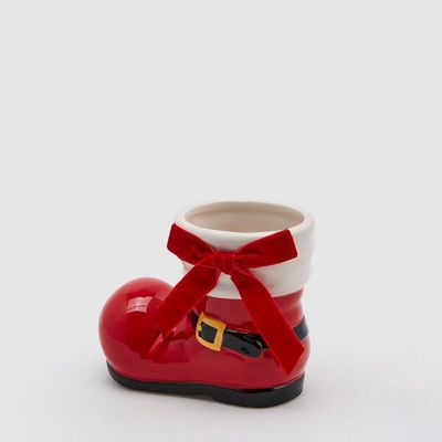 Vaso scarpone babbo natale