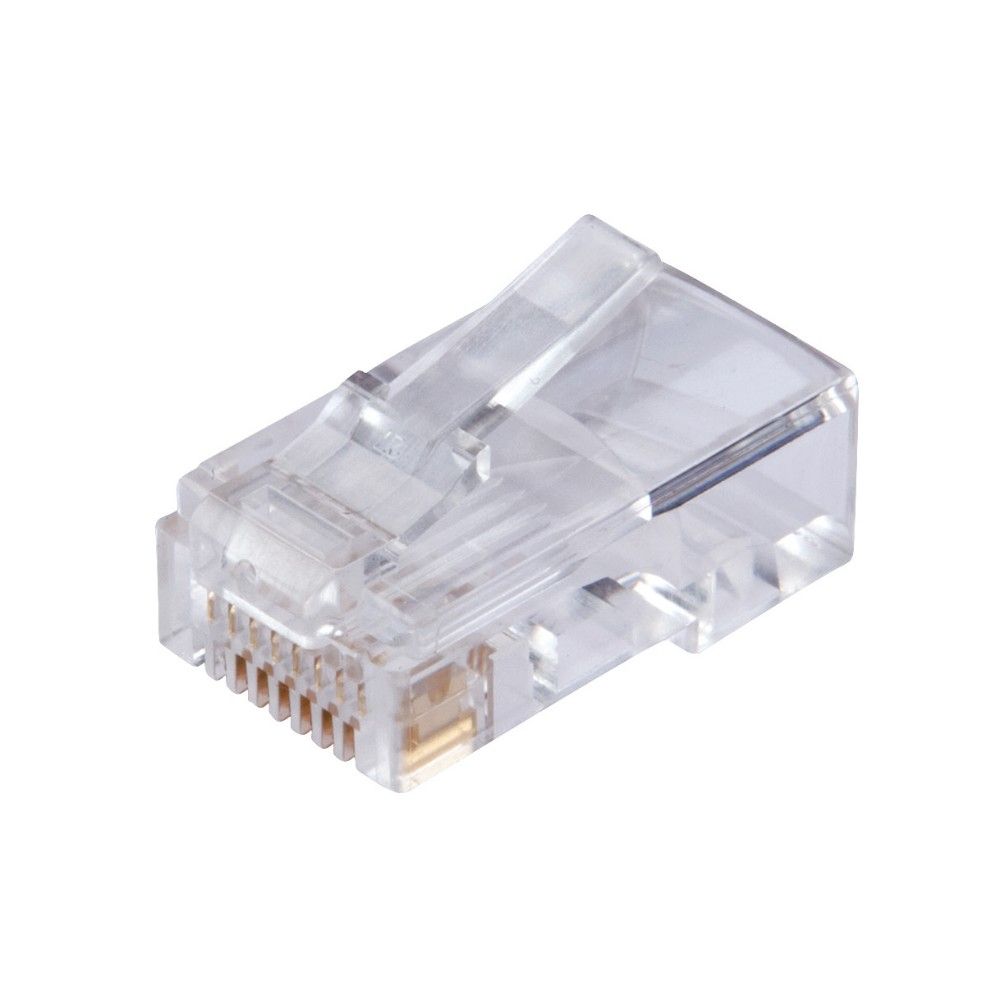 Set 6 spine RJ45 PLUG per cablaggio cavi rete