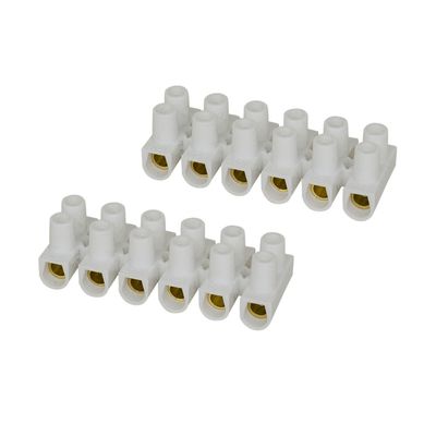 Set 2 morsettiere 6 poli sezione 4 mm²