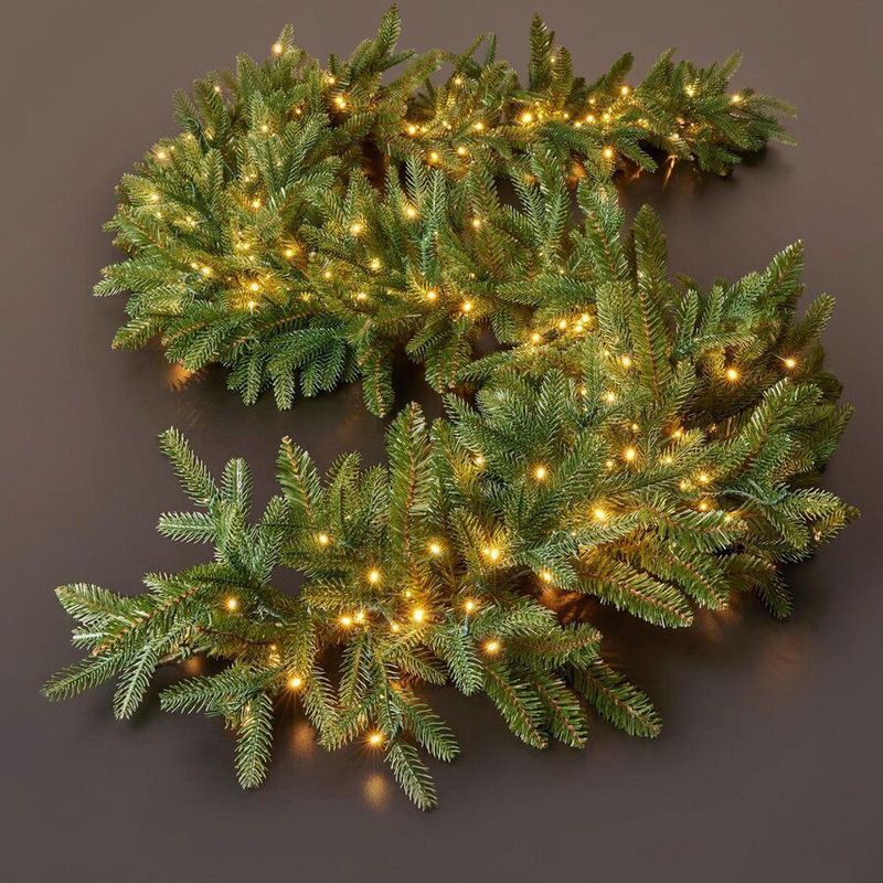 Festone pino Luxury con led