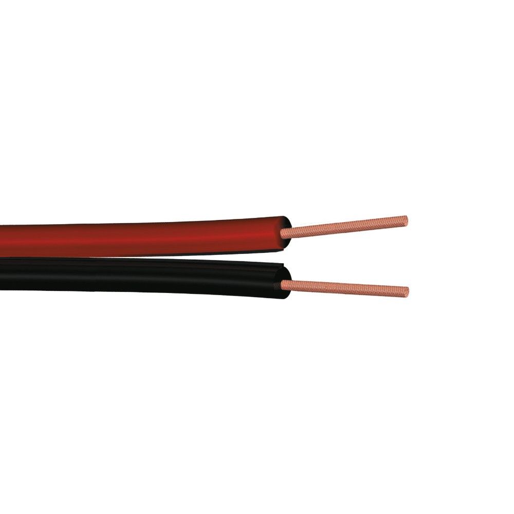 ​Polypool CAVO POLARIZZATO Sez.2x0,75mm² Rosso/Nero