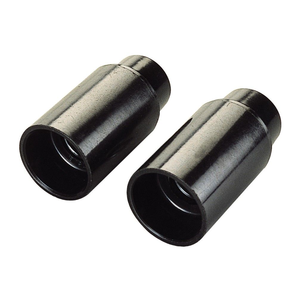 Polypool PORTALAMPADA E14 CORPO LISCIO Nero (cf.2pz)