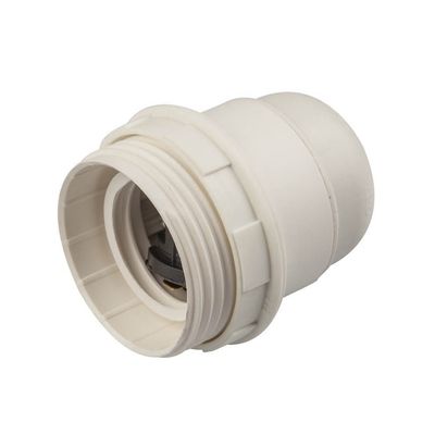 Polypool PORTALAMPADA E27 C/GHIERA Bianco