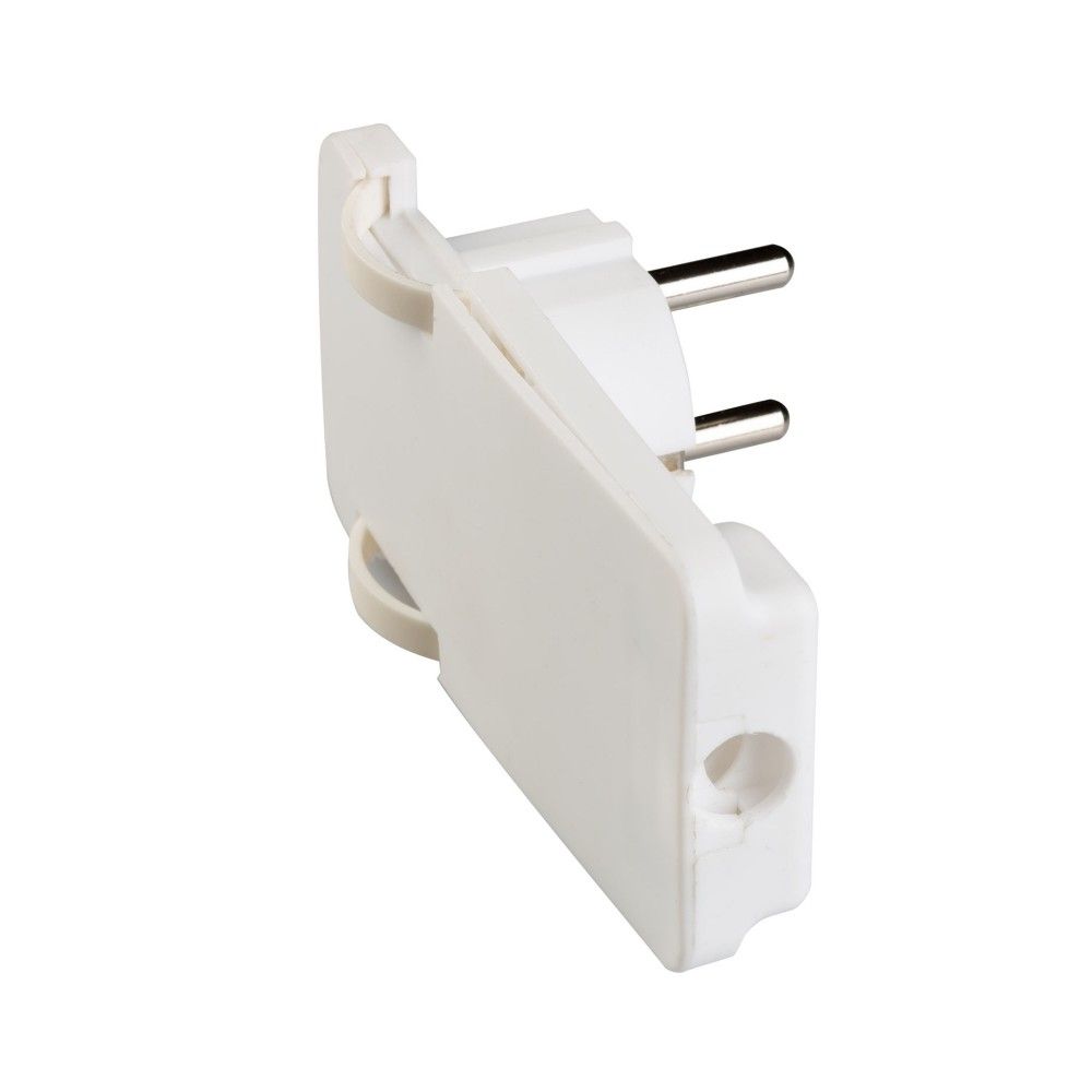 Polypool SPINA SALVASPAZIO 16A 2P+T STANDARD FRANCO/TEDESCO Bianco