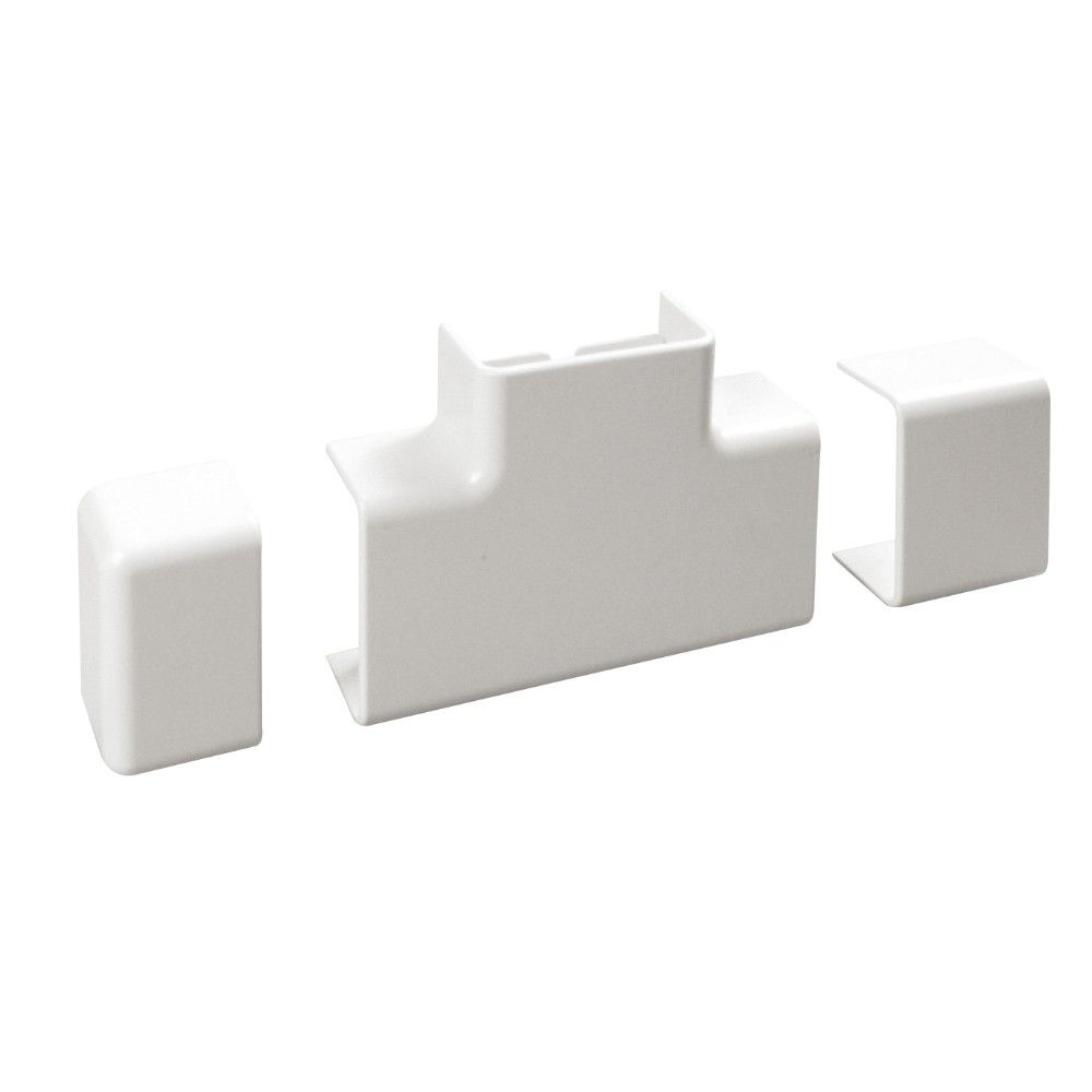 Kit accessori canale portacavi 40x20mm (1 Giunto/1 Giunto T/1 Tappo)