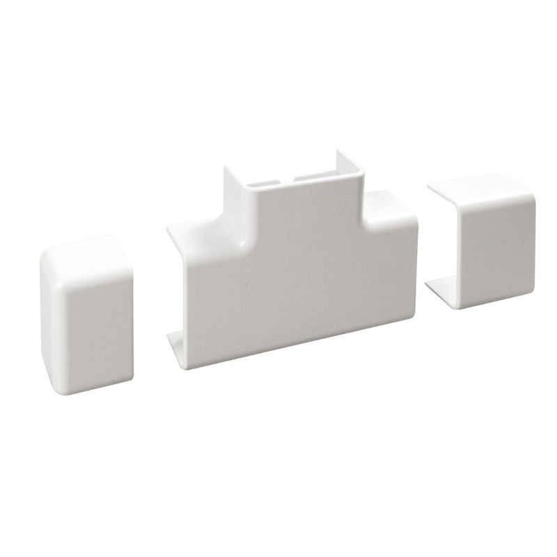 Kit accessori canale portacavi 40x20mm (1 Giunto/1 Giunto T/1 Tappo)