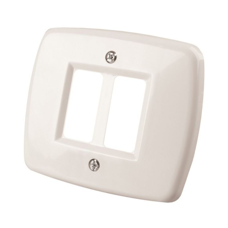 Placca autoportante 2 fori 