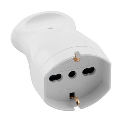 Polypool PRESA MOBILE 10/16A 2P+T PLURISTAND. Bianco