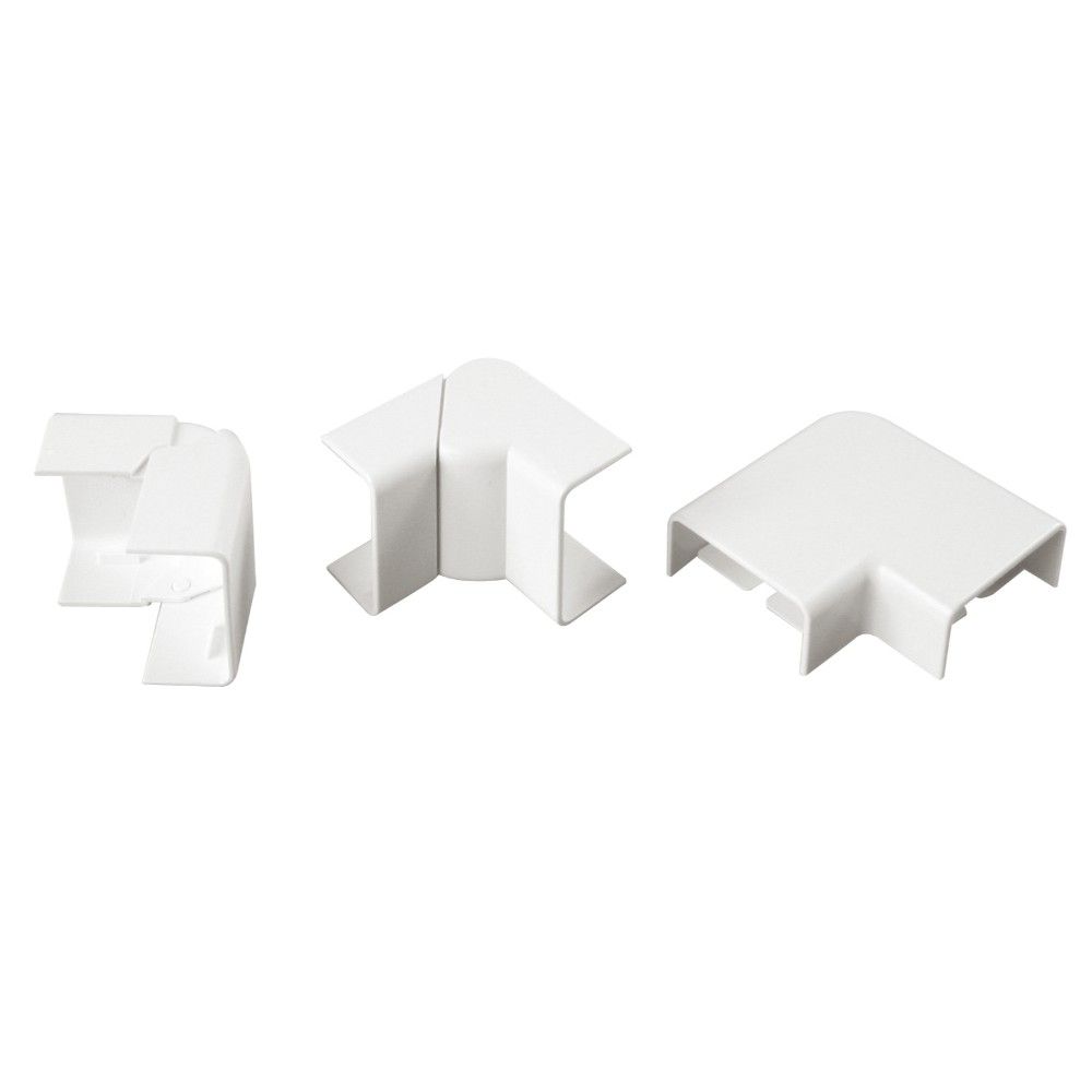 Polypool KIT ACCESSORI CANALE 40x20mm (1 Ang. Est./1 Int./1 Piano)