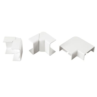 Polypool KIT ACCESSORI CANALE 40x20mm (1 Ang. Est./1 Int./1 Piano)