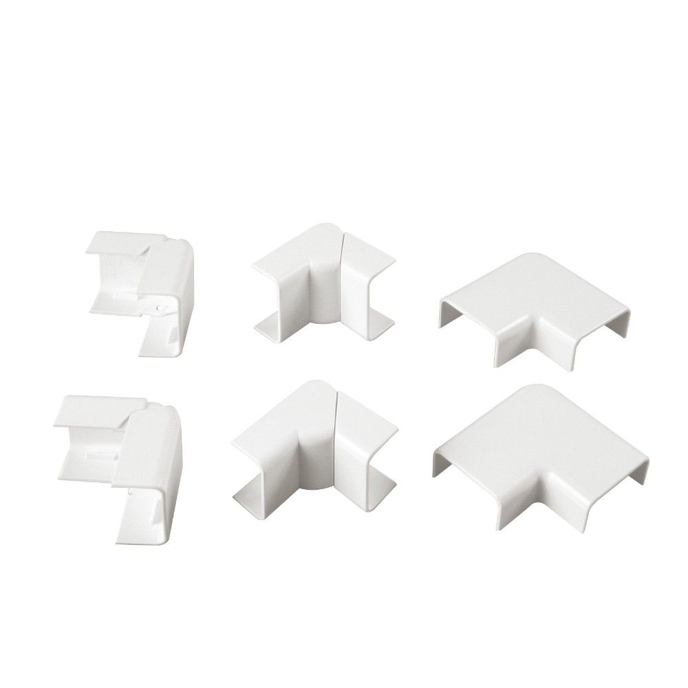 Polypool KIT ACCESSORI CANALE 30x15mm (2 Ang. Est./2 Int./2 Piani)