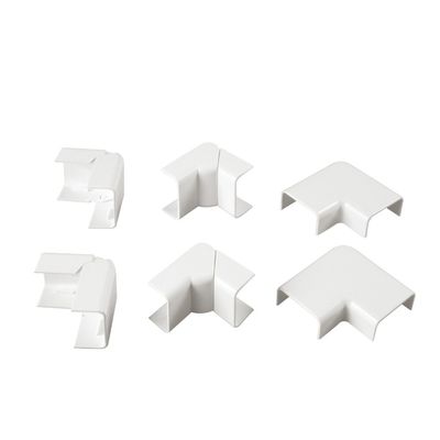 Polypool KIT ACCESSORI CANALE 30x15mm (2 Ang. Est./2 Int./2 Piani)