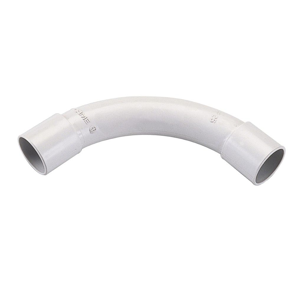 Polypool CURVE PER TUBO PORTACAVO ø 25mm Grigio (cf.3pz)
