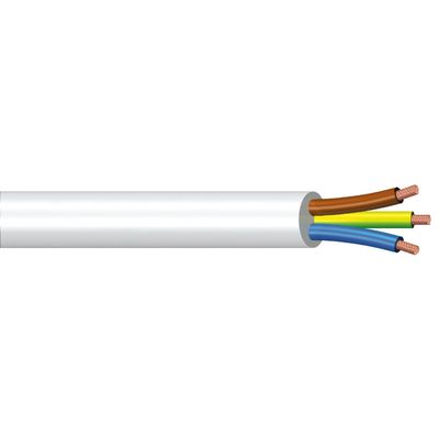 Polypool CAVO ELETTRICO TRIPOLARE H05VV-F Sez.3x1,5mm² Bianco