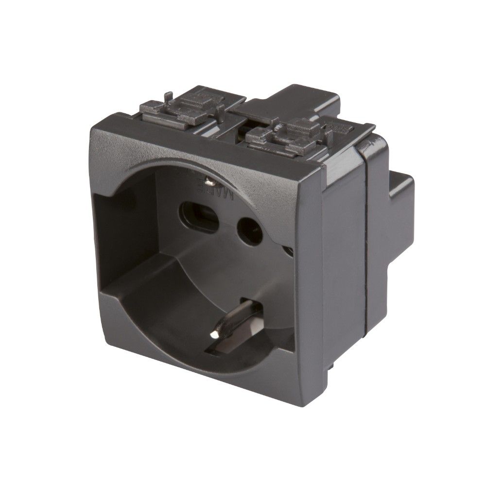 Frutto presa pluristandard 10/16A iNero