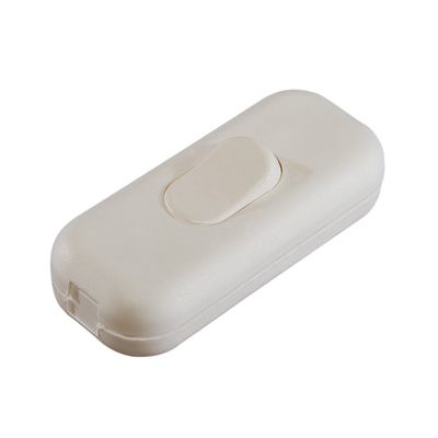 Deviatore unipolare 2A con tasto Bianco