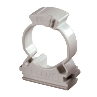 Set 15 clips fissatubo collare ø 25mm 