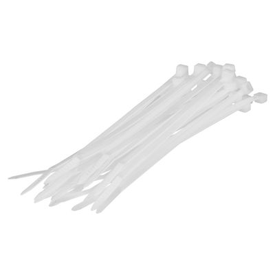 Set 20 fascette cablaggi interni 3,6x200mm Bianco 