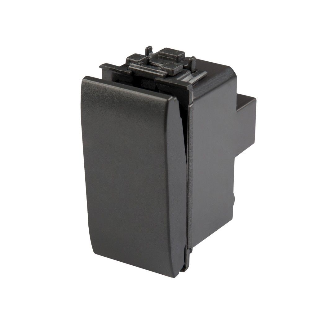 Frutto deviatore unipolare 16A Nero