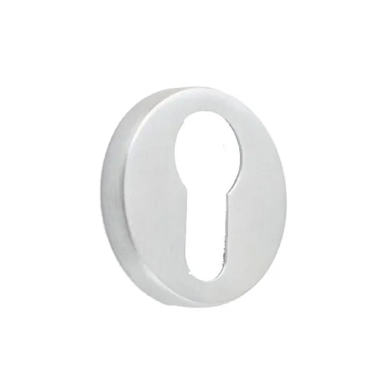 Set 2 bocchette cromo satinato foro Yale