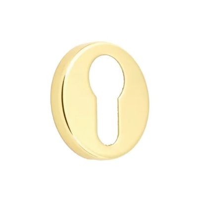 Set 2 bocchette ottone lucido foro Yale