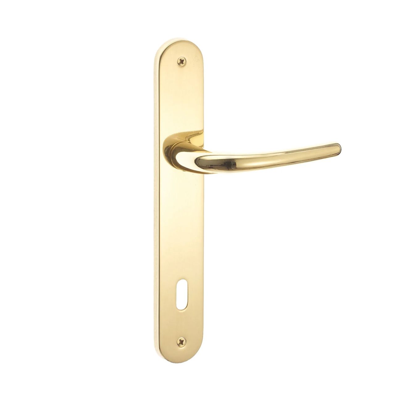 Maniglia mod.tre con placca foro Yale