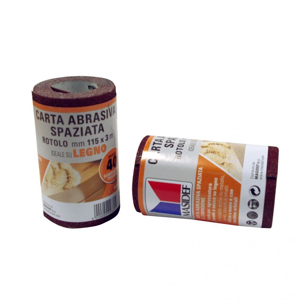 Carta abrasiva per legno 40gr