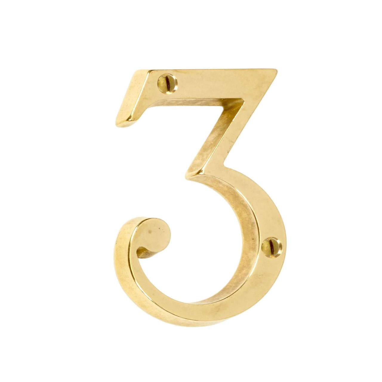 Numero civico tre Mod.Inglese 80mm