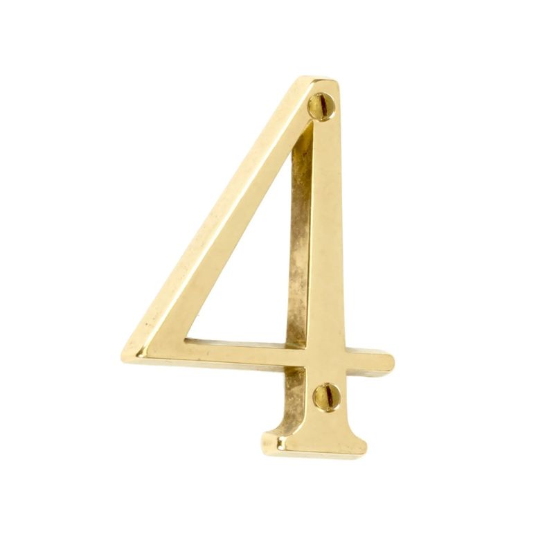 Numero civico quattro Mod.inglese 80mm
