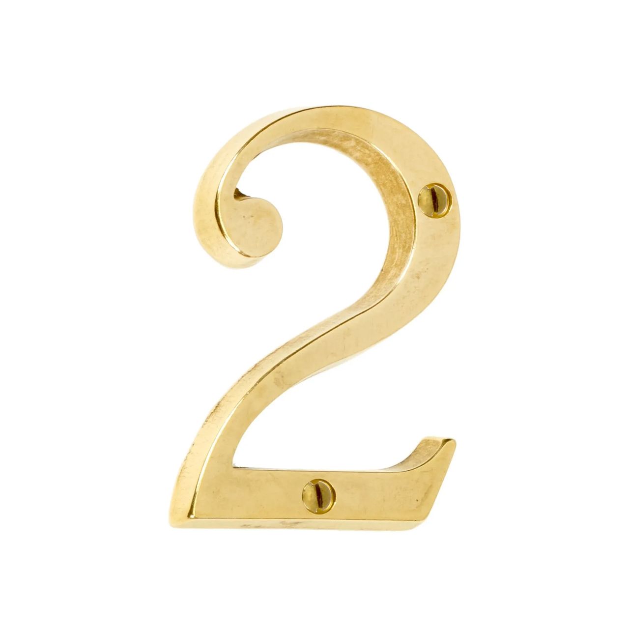 Numero civico due Mod.Inglese 80mm