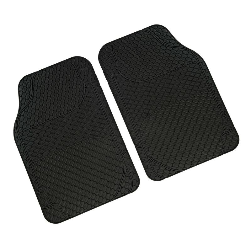 Coppia tappetini auto Drena-2 pvc nero