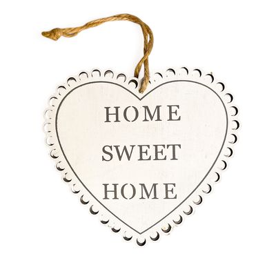 Targhetta cuore home