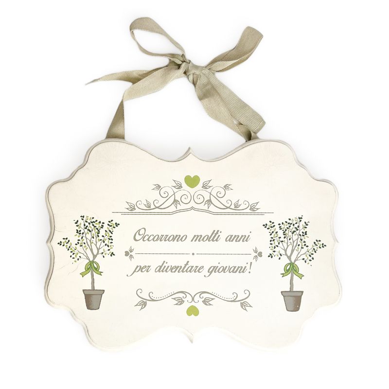 Targhetta messaggio vita/felicità Targhetta messaggio vita/felicità