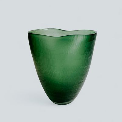 Vaso verde molato