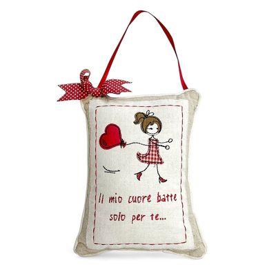 Cuscino frase Amore