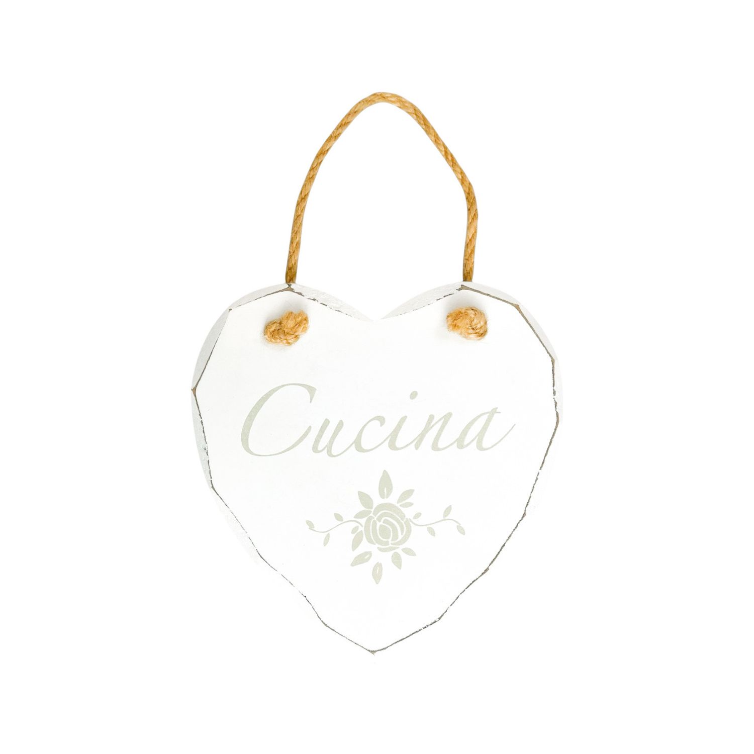 Targhetta cuore cucina