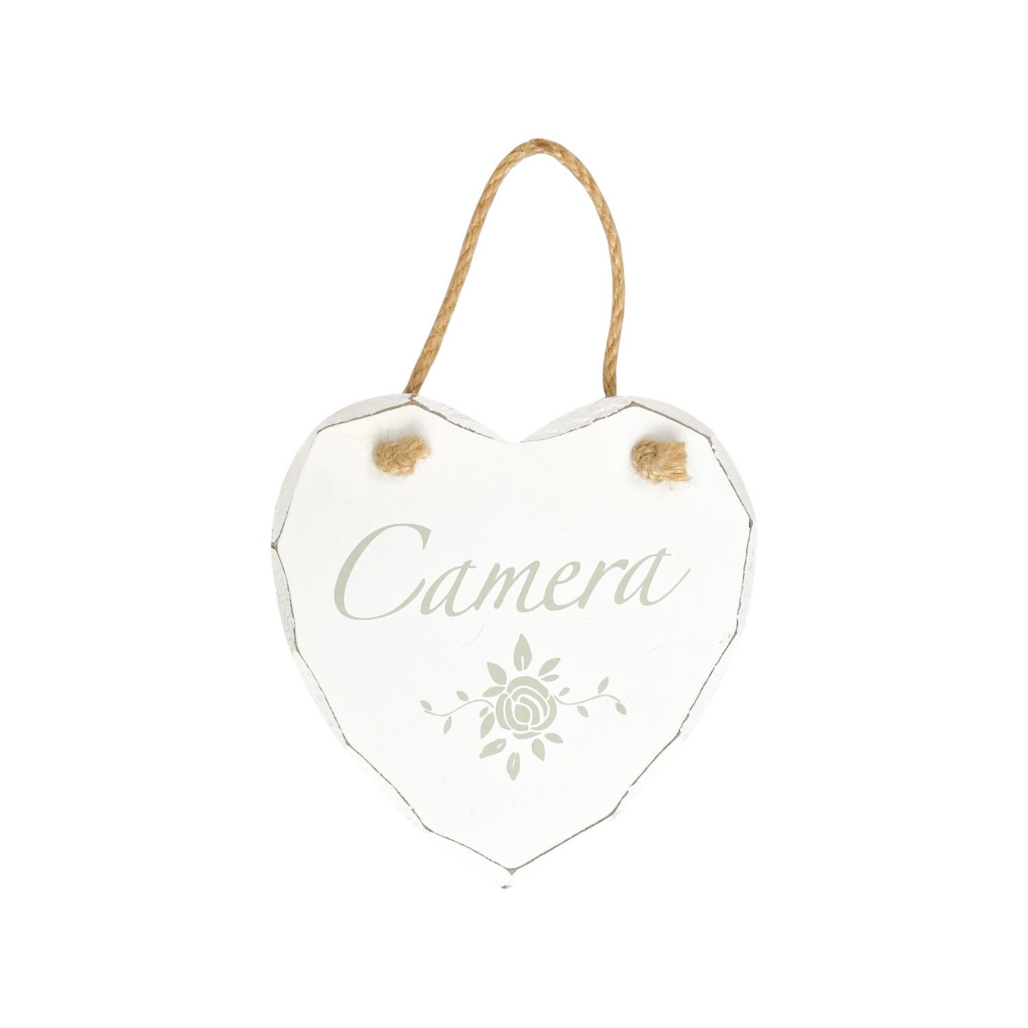 Targhetta cuore camera
