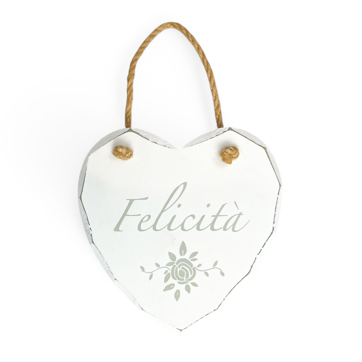 Targhetta cuore felicità