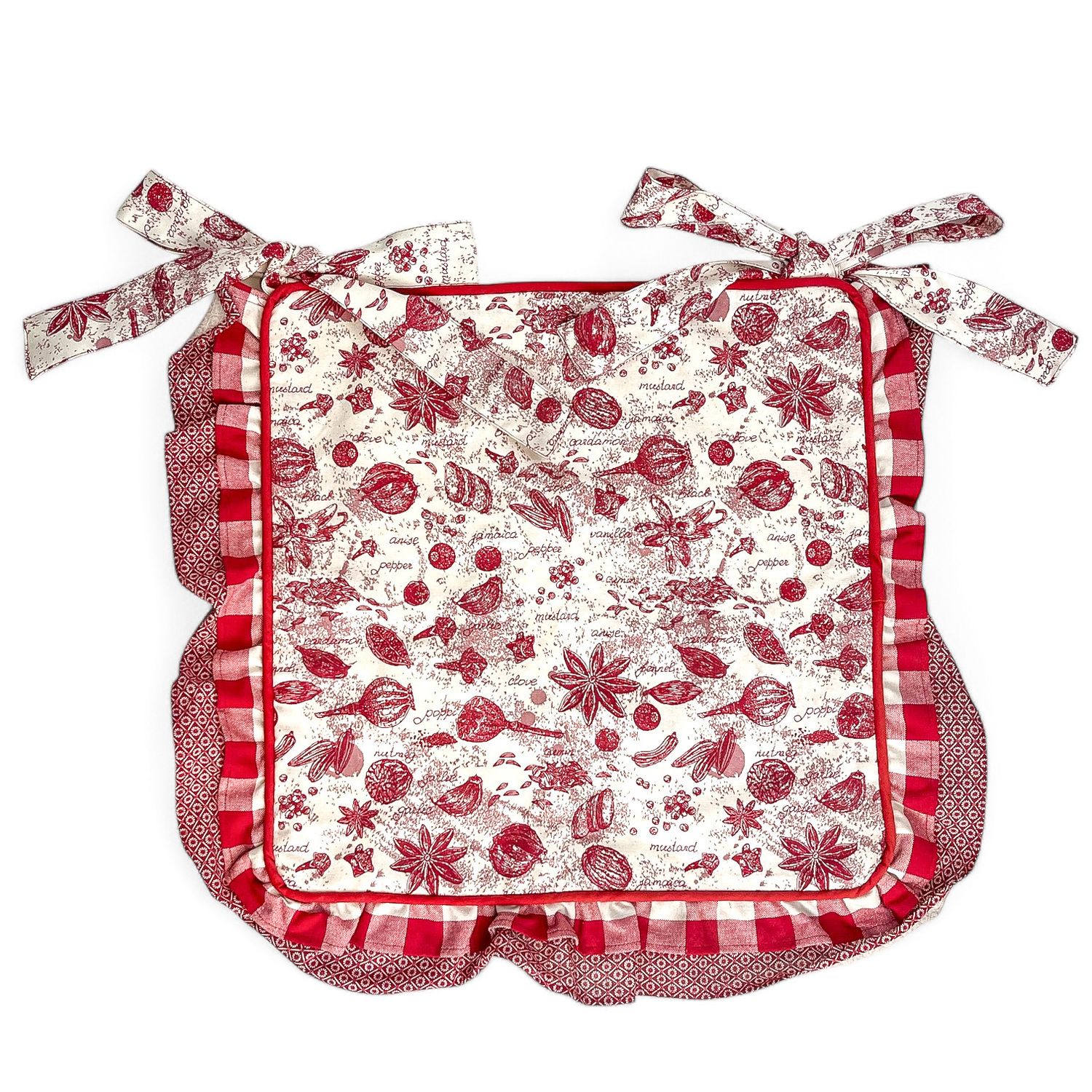 Federa cuscino sedia Toile